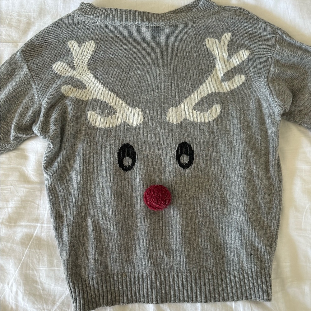 holiday reindeer sweater